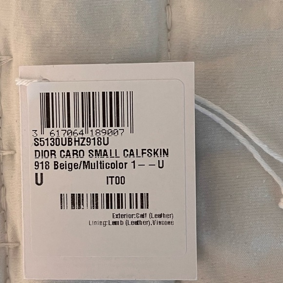 Dior Caro Small Calfskin Card Holder - Picture 3 of 4